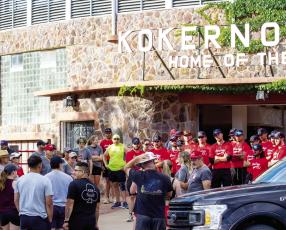 The annual Alpine Cowboys Home Run 5k/10k officially kicked off the summer baseball season with runners from around the area participating in the fundraising event. Photo by Kara Gerbert