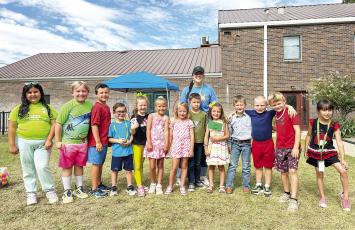 The First Baptist Church of Alpine wrapped up their 2026 Vacation Bible School last week. These first and second graders were led by Emily Hendryx. Photo by J.T. Maroney