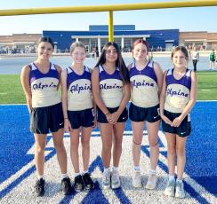 These AMS cross-country runners helped contribute to Alpine’s overall success at Saturday’s Oasis of West Texas meet. Courtesy photo