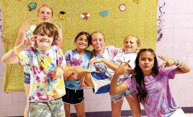 These excited Alpine Elementary fourth graders took a tour of Alpine Middle School last week to get a glimpse of what next year will bring. Courtesy photo