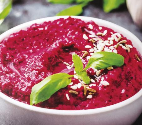 Beetroot hummus