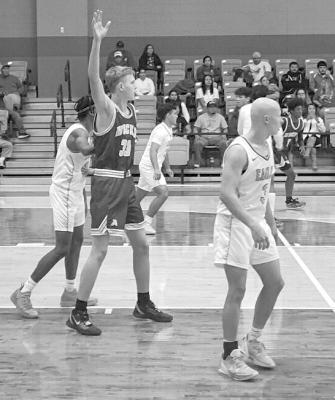 Alpine Bucks defeat the Van Horn Eagles in Van Horn in game two of regular season play. The Bucks won 62-54 and are 2-0 coming into their home opener Friday at 6 p.m. Photo by Troy Canada