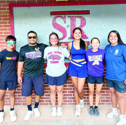 Alpine High School tennis players faced off against their coaches and teachers recently in the annual Teachers vs Students tennis match held each spring. Courtesy photo