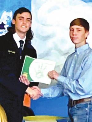 FFA presents award at May 11 banquet in Alpine