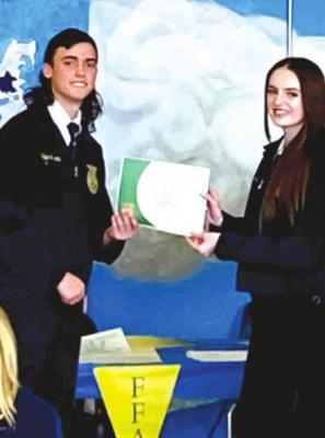 FFA presents award at May 11 banquet in Alpine