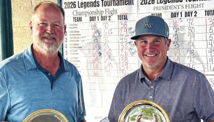 Legends Championship Flight Champions Brian Harper and Bret Darter Photos by Felipe Fierro