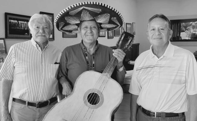 Grupo Alegre’s Joe Prieto, Johnny Milan, and Richard Milan. Avalanche photo by Roxanne Hill