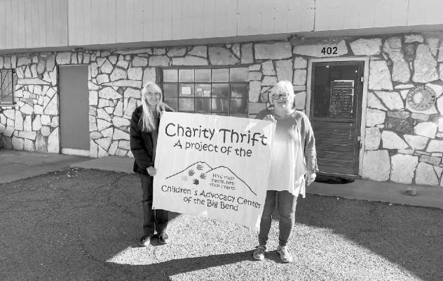 Leslie Williams and Gerri Davis prepare for the opening of the new thrift store benefitting the Children’s Advocacy Center of the Big Bend. Courtesy photo