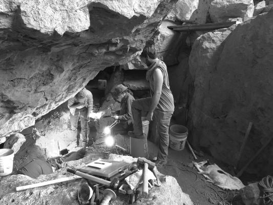 Graduate students enrolled in the new Master of Arts in Anthropology will be provided opportunities like these students pictured here, to conduct anthropological studies in the greater Big Bend region. Photo courtesy of Sul Ross State University
