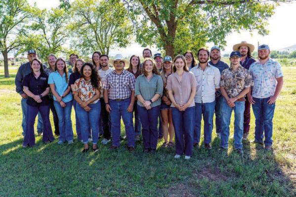 Pictured are 22 of the 29 BRI scholarship recipients for 2025-2026. These students are involved in research on black bears, invasive species such as aoudad, grassland habitats, pronghorn, and birds such as quail and other species. Photo courtesy of BRI