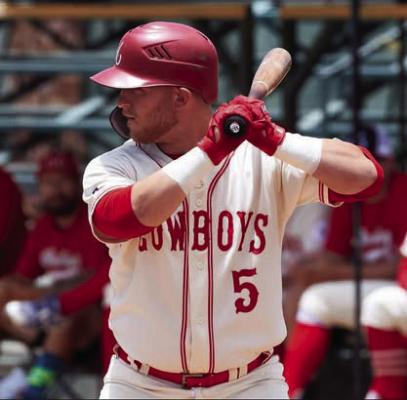 Former third baseman and assistant manager Lance Myers is looking for a home run this season as the Alpine Cowboys’ new manager. Courtesy photo