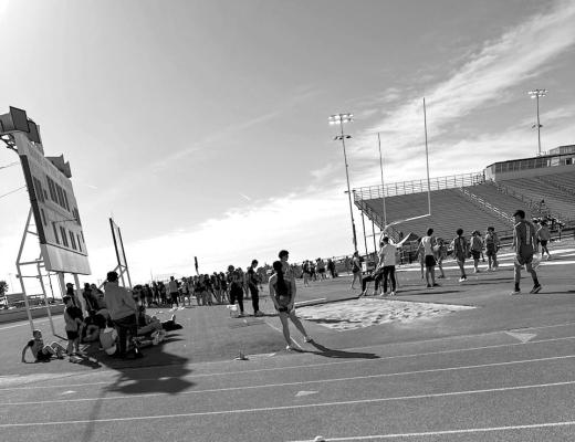 Junior high track and field competitors competed recently in Monahans. Avalanche photo by JT Maroney