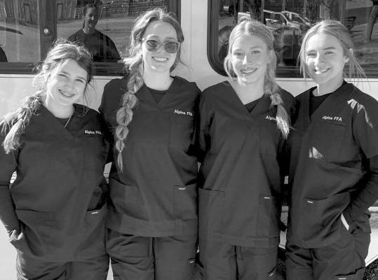 Alpine FFA takes top honors at District contest