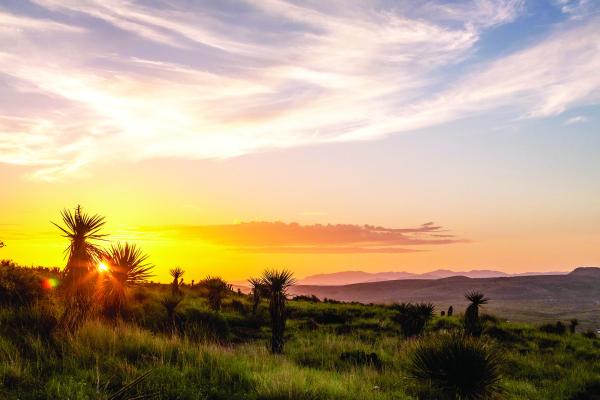 Named the best in the state, the views from Hancock Hill, just behind Sul Ross State University, have won a 2025 Texas Travel Award. Photo by Ben Panter/visitalpinetx.com