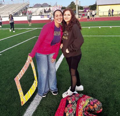 Jennifer Cano joined her daughter Nancy for her Senior Sunrise celebration last Sunday morning. Courtesy photo