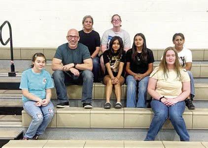 These students spent part of the summer break last month helping new FDISD Superintendent Jason Crow clean up the high school gym in preparation for the new school year beginning next month. Photo courtesy of FDISD