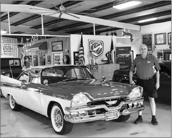Stable owner and host of the Big Bend Octane Fest, David Durrant stands next to his 1957 Dodge. Photo by Joh Covington