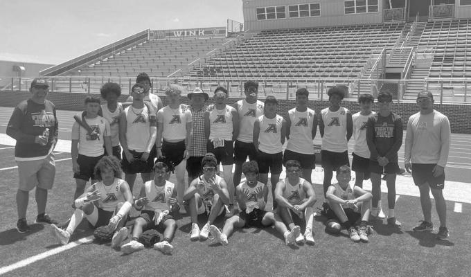 TheAlpine 7on7 football team qualified this past weekend in Wink for the State Tournament that will be held June 27-29. TheAlpine 7on7 team is coached by Danny and Derek Rojo and organized and sponsored by Felipe Fierro and Angie Smith. Courtesy photo