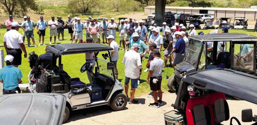 This past weekend, more than 100 golfers from across the state descended upon the golf course at the Alpine Country Club to take part in the annual Legends golf tournament, which honored Bryan LaBeff this year. Photo courtesy of Felipe Fierro
