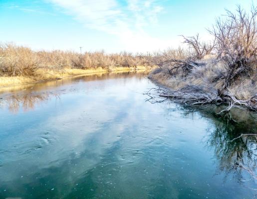 The Pecos River near Iraan, Texas. Courtesy photo