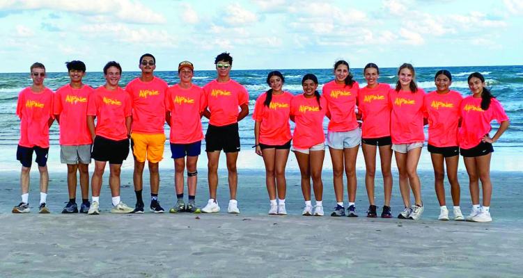 The AHS Cross Country team hit the beach last weekend at Port Aransas for their annual beach adventure, a meet they always look forward to. Courtesy photo