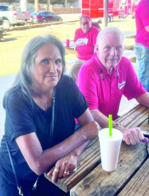 Lucy and Bob Ward, long-time supporters and contributors to Alpine Cowboys baseball, were on hand for this year’s Cowboys’ meet and greet held at Skelton’s Runway. Courtesy photo