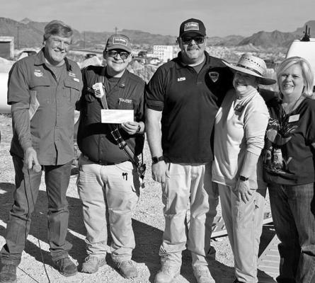 The Terlingua Fire and EMS recently received a donation of $5,000 from the Chili Appreciation Society International (CASI). These funds will go towards the purchase of equipment that directly impacts South Brewster County. Courtesy photo