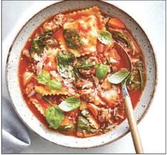 Instant Pot Ravioli Soup