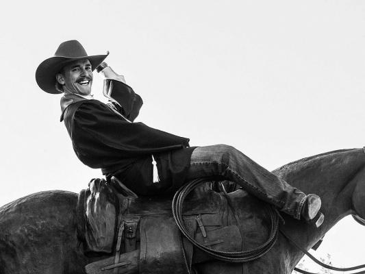 Torrance Thedford shared this great black and white photo titled “Between Spurs and Scholars,” which made the finalist list in this year’s Alpine Photo Contest. Photo courtesy of Visit Alpine, Texas