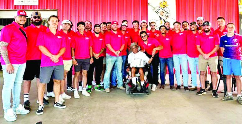 The 2025 Alpine Cowboys held their annual meet and greet at Skelton’s Runway Sunday night, introducing themselves to the Alpine community in preparation for another winning season. Courtesy photo