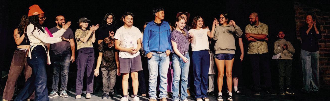 Students from Marfa High School presented One-Act Plays last Wednesday during the 15th Annual Marfa Live Arts performances at the Crowley Theater. Photo by Sara M. Vasquez