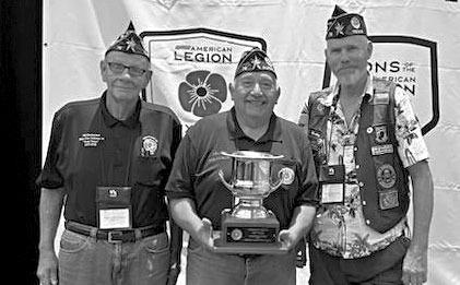 Members of the American Legion Big Bend Post 79 pictured are Phil Westerman, Andy Ramos, and James Sullivan