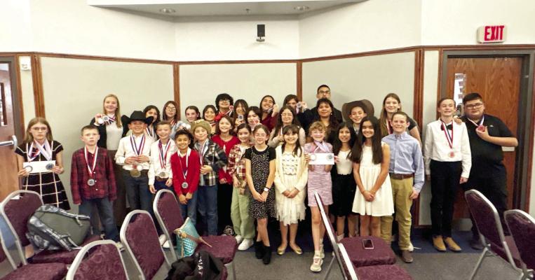Last week, Alpine ISD hosted the annual Big Bend Regional History Fair on the campus of Sul Ross State University. The district had multiple winners during the all-day event, with many of them advancing to the state competition and collecting a monetary prize along with medals. Courtesy photo