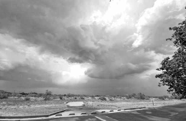 Rain and hail