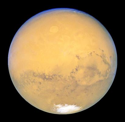 Mars, our closest neighbor, as seen by the Hubble Space Telescope. Photo courtesy of NASA