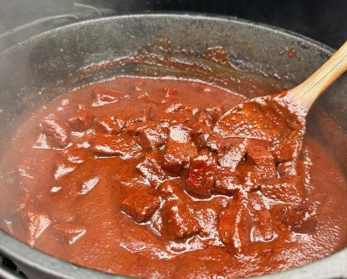 Smoked Tri-Tip Chile Colorado Courtesy photo