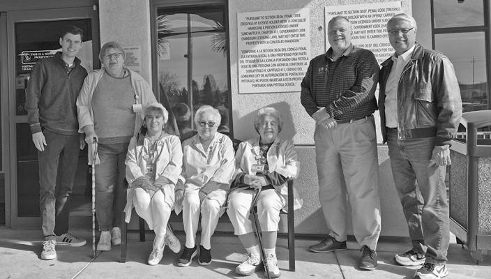 Baptist Churches donate benches