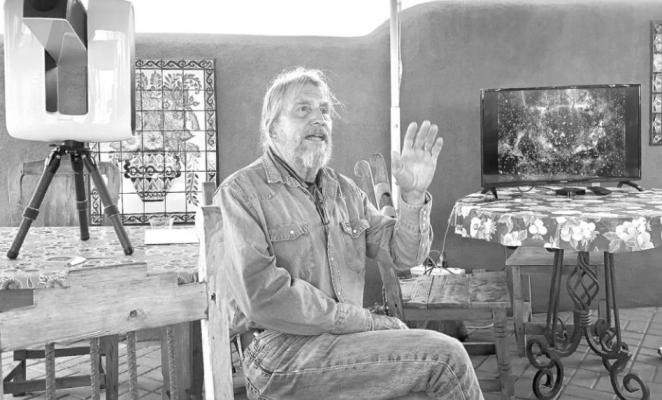 Danny Self speaks about dark skies in Marathon. Photo by Shawna Graves