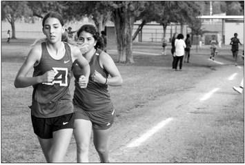 Emy Hernandez keeps a marginal lead over the competition this past Saturday at the Big Bend Mountain Ramble held at Kokernot Park. Hernandez earned a seventh-place finish against strong competition.