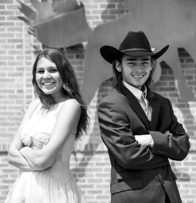 Marathon ISD held their annual prom last week and crowned Brawley Lee Queen as prom king and Madeline West as prom queen. Courtesy photo