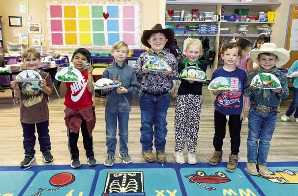 Alpine Elementary first graders recently designed and built their own animal habitats and learned the type of environments they call home. Courtesy photo