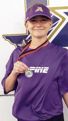 Georgia Muratori earned a silver medal at the Wink golf tournament last week. Courtesy photo