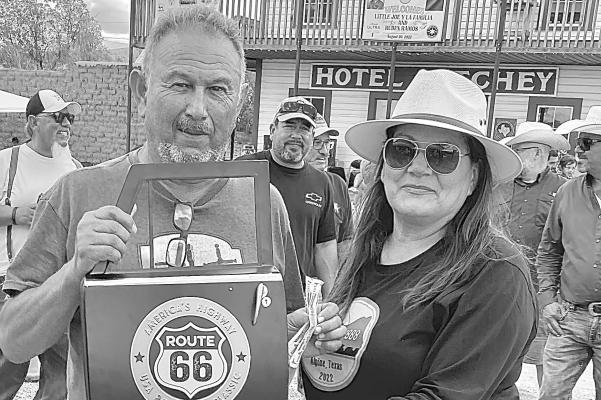 Fiesta 1888 Classic Car Show filled a whole city block of Murphy Street at noon on Aug. 20. Winner Juan Fuentez from Del Rio won the People’s Choice Award with his 1967 Chevelle Super Sport, and he received $200 in cash. Photo by Beth Peabody