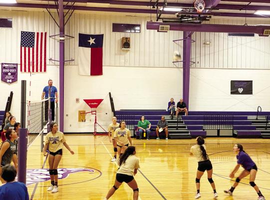 The Alpine Lady Bucks took on the Marfa Lady Shorthorns at a scrimmage in Marfa last weekend. Avalanche photo by J.T. Maroney