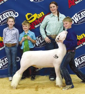 Wyatt Renfroe placed 6th with his Fine Wool Lamb at the San Antonio Stock show recently. Wyatt is a 6th grader at Alpine ISD and the son of Aaron and Kari Renfroe. Courtesy photo