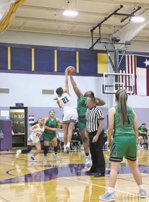 The Lady Bucks took on Monahans on Nov. 12 in a losing effort. Avalanche photo by J.T. Maroney