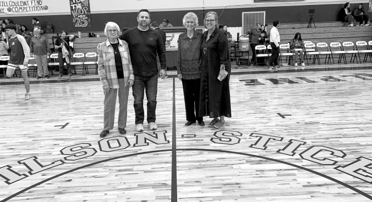AHS court dedication ceremony