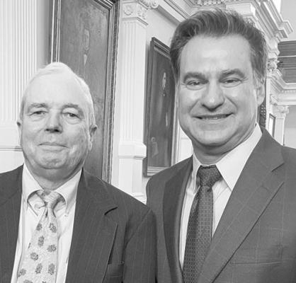 Alpine City Attorney Rod Ponton and Sen. Roland Gutierrez Courtesy photo
