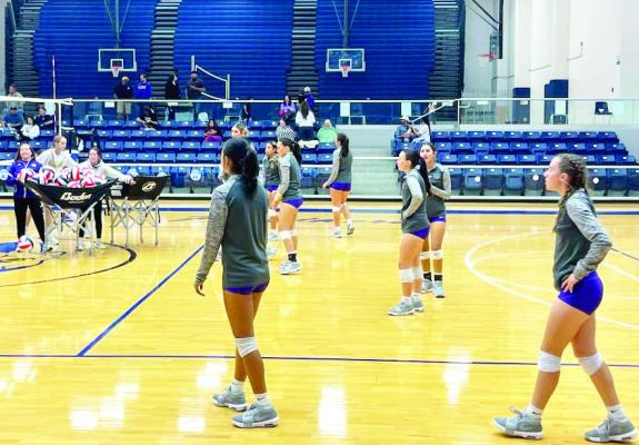 The Lady Bucks prepare to take on Odessa Permian in Fort Stockton. Photo by Sonia Ybarra