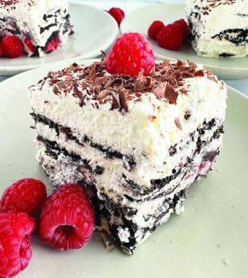 Chocolate Raspberry Icebox Cake Courtesy photo